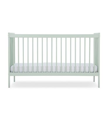 CuddleCo Nola Cot Bed - Sage Green