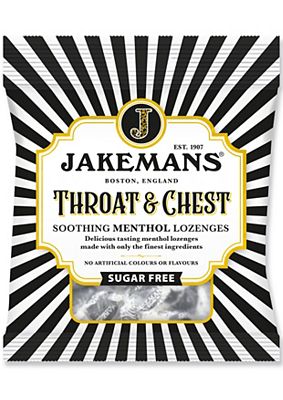 Jakemans Sugar Free Throat & Chest Lozenges - 50g
