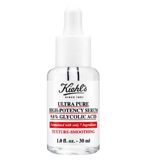 Kiehls Ultra Pure High-Potency Serum 9.8% Glycolic Acid (Texture-Smoothing) 30ml