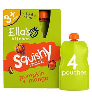 Ella's squishy pumpkin + mango 100g 4s