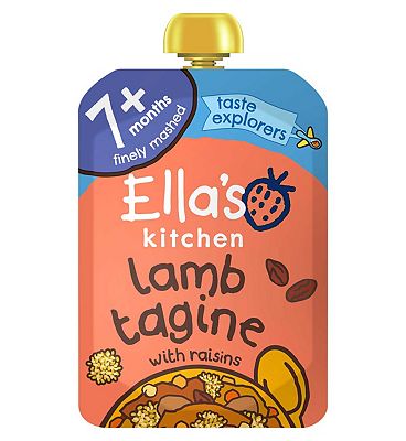 Ella's Kitchen Organic Lamb Tagine Baby Food Pouch 7+ Months 130g