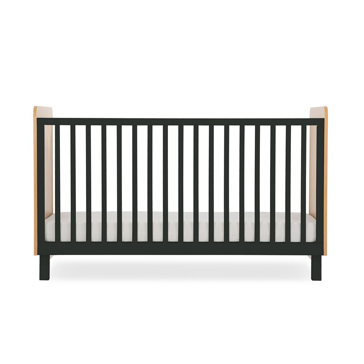 Cuddleco Rafi Cot Bed - Oak And Black