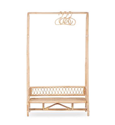 CuddleCo Aria Clothes Rail - Rattan