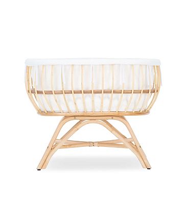 CuddleCo Aria Crib  - Rattan