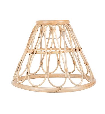 CuddleCo Aria Lampshade  - Rattan