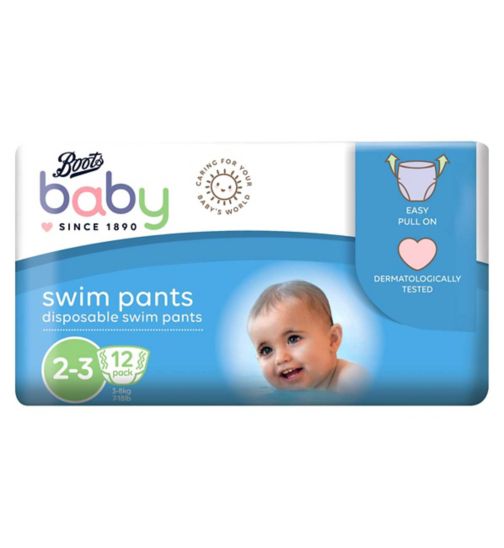 Boots Baby Swim Pants Size 2-3, 12 Pants 3-8kg
