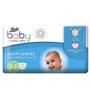 Boots Baby Swim Pants Size 2-3, 12 Pants 3-8kg