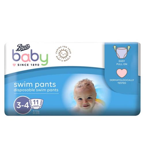Boots Baby Swim Pants Size 3-4, 11 Pants 7-15kg