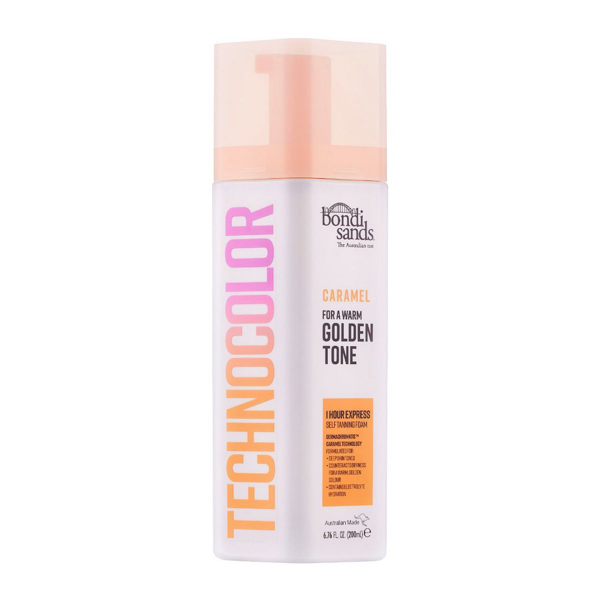 Bondi Sands Technocolor Caramel 1 Hour Express Self Tanning Foam200 ml, 200ml