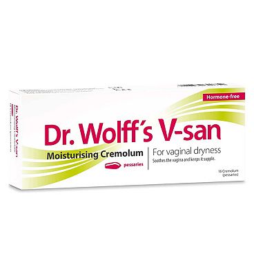 Dr Wolff's V-san Moisturising Cremolum Pessaries - 16 Pack