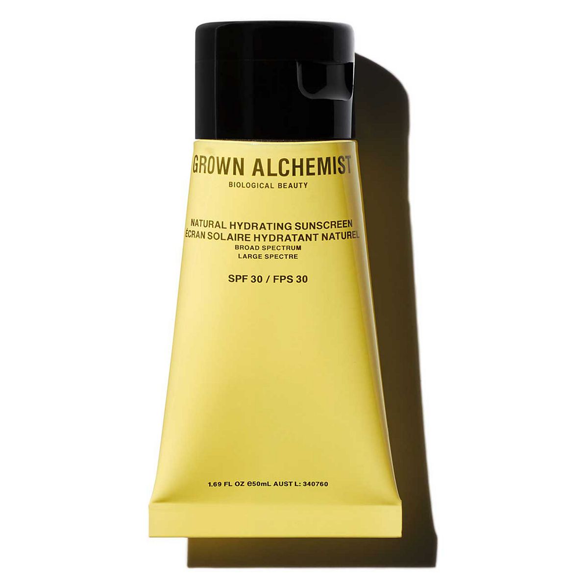 Grown Alchemist Natural Hydrating Sunscreen Spf30 Mineral Zinc-Oxide, Rosehip Oil + Hyaluronic Acid 50ml