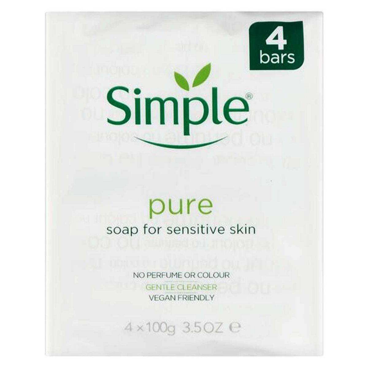 Simple Soap 100G 4 Pack