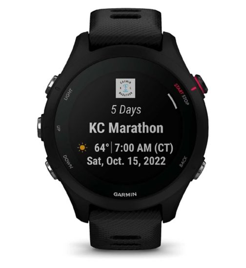 Garmin Forerunner® 255S Music GPS Running Smartwatch - Black
