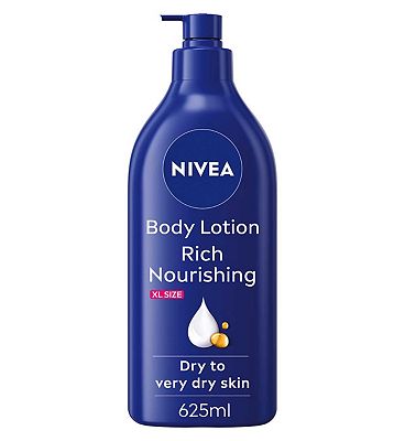 NIVEA Rich Nourishing 72h Body Lotion for Dry Skin 625ml