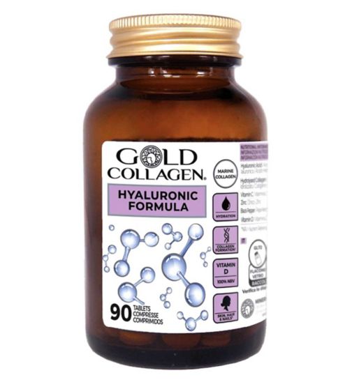 Gold Collagen Hyaluronic Formula Tablets - 90 Tablets