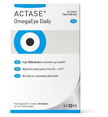 Actase OmegaEye Daily - 60 Softgel Capsules