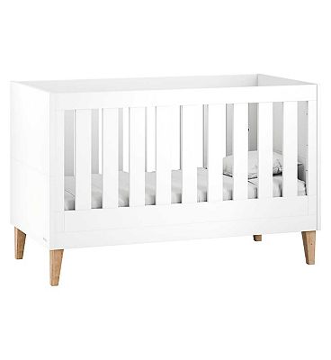 Image of Venicci Saluzzo Cot Bed - Premium White