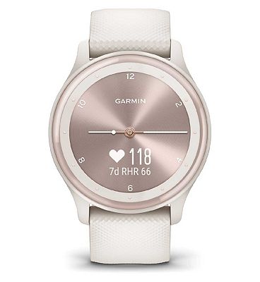  Garmin vivomove Sport, Hybrid Smartwatch, Health and Wellness  Features, Touchscreen, Black : Everything Else