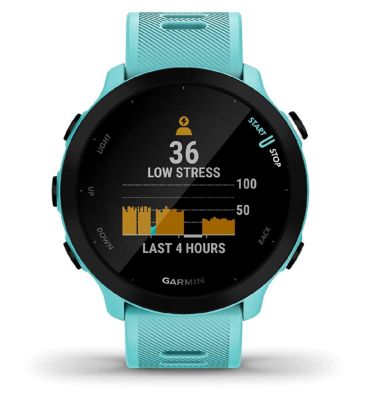 Garmin Forerunner® 55 Smartwatch- Aqua​ - Boots