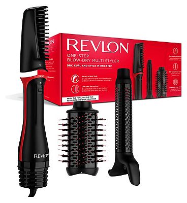 REVLON One-Step Blow-Dry Multi Styler - 3 IN 1 TOOL (Detachable Head, Curler, Dryer, Styler) - RVDR5