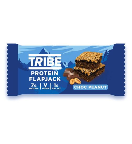 Tribe Plant Protein Flapjack - Choc Peanut 50G
