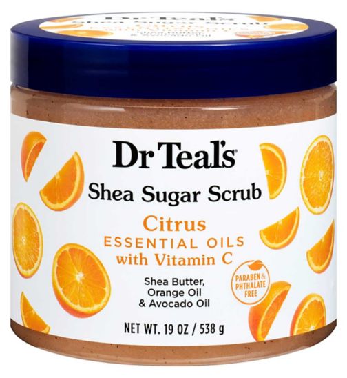 Dr Teal's Citrus Body Sugar Scrub 538g