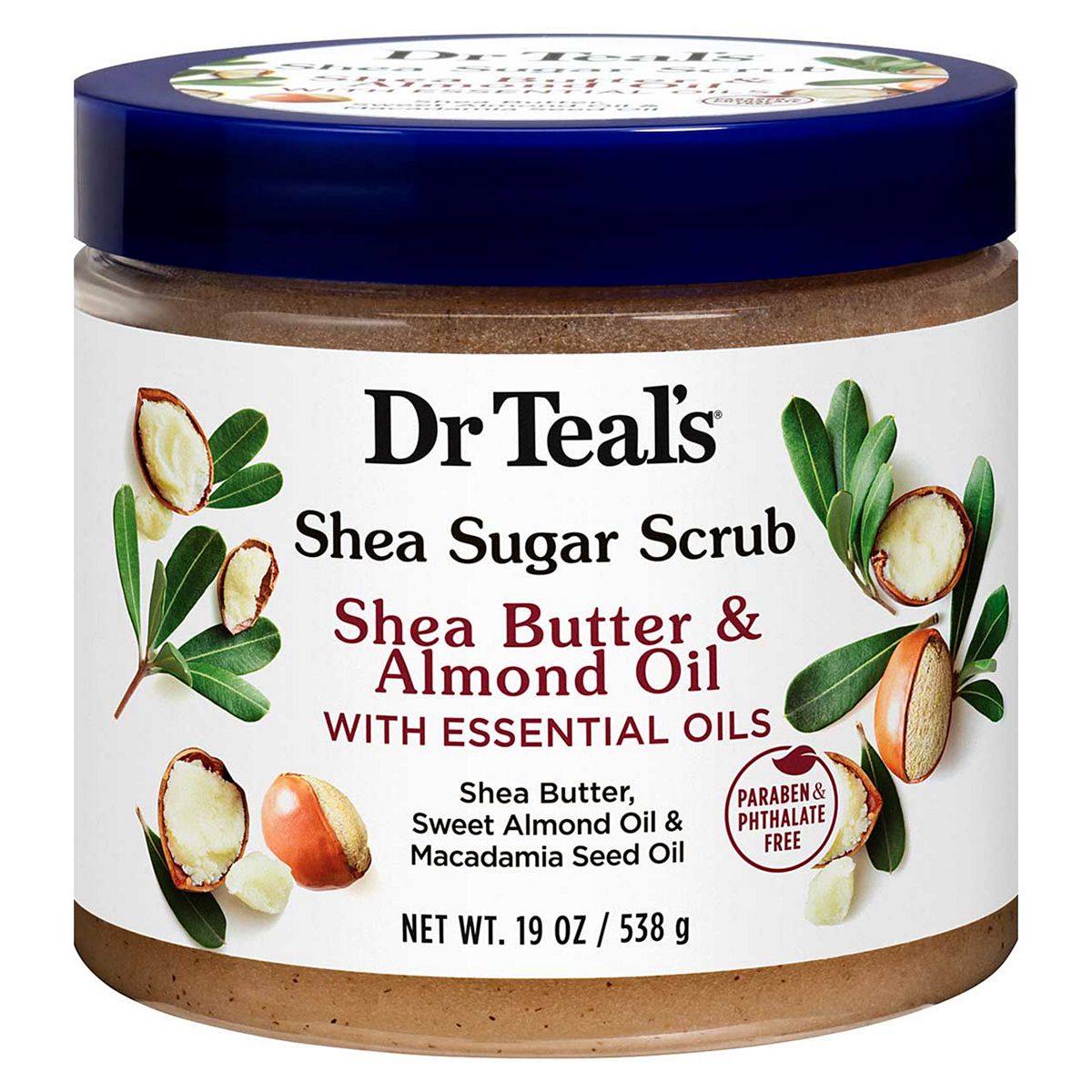 Dr Teals Dr Teal's Shea Butter & Almond Oil Body Sugar Scrub 538g