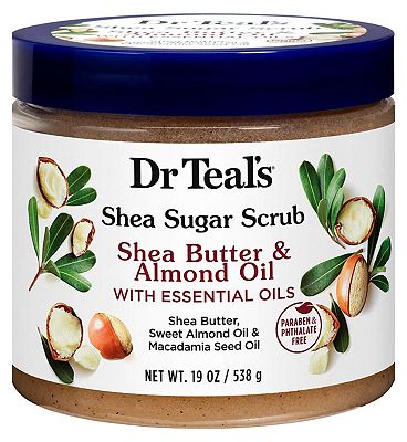 Dr Teals Dr Teal's Shea Butter & Almond Oil Body Sugar Scrub 538G