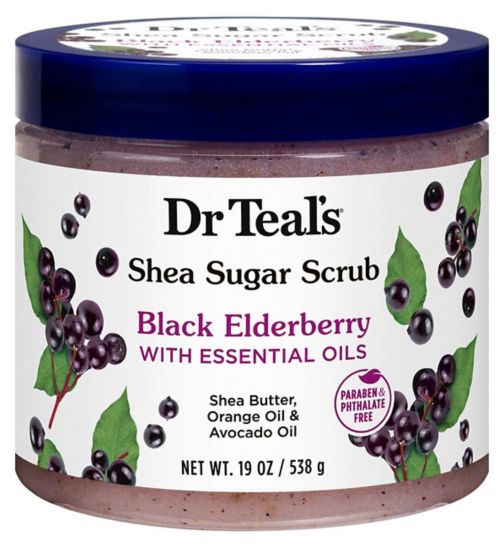 Dr Teal's Black Elderberry Sugar Scrub 538g