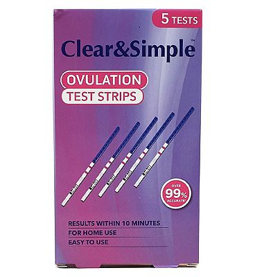 Clear & Simple Ovulation Test Strips - 5 Tests