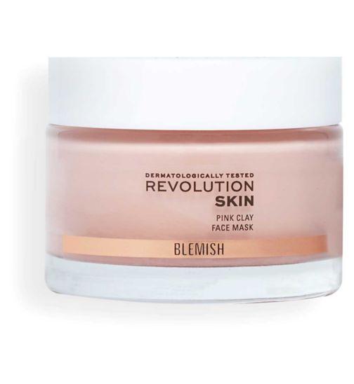 Revolution Skin Pink Clay Detoxifying Face Mask 50ml