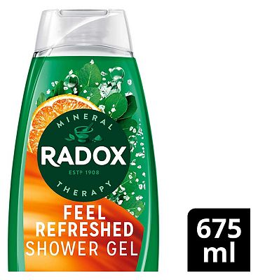 Radox Mineral Therapy Feel Refreshed Shower Gel 675ml