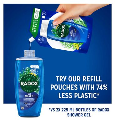 Radox Men Feel Energised 2-in-1 Shower Gel & Shampoo 450ml (13)