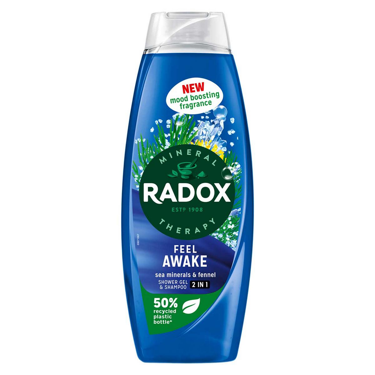 Radox Mineral Therapy Feel Awake 2-In-1 Shower Gel & Shampoo 675ml