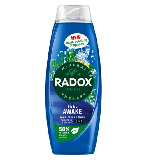 Radox Mineral Therapy Feel Awake 2-in-1 Shower Gel & shampoo 675ml