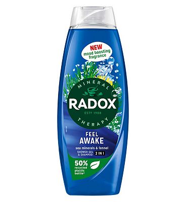 Radox Mineral Therapy Feel Awake 2-in-1 Shower Gel & shampoo 675ml