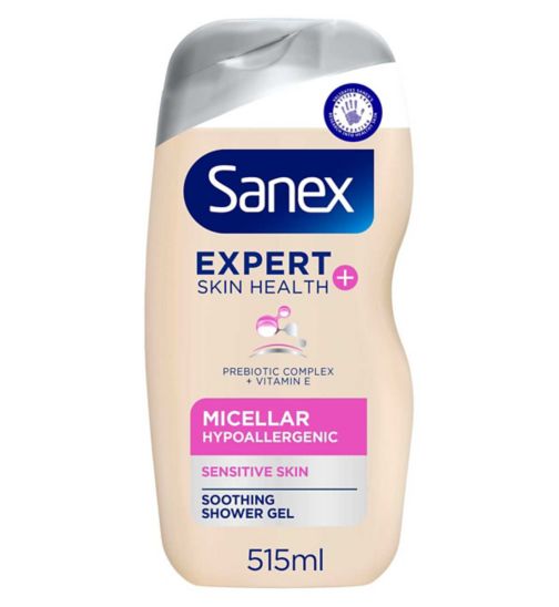 Sanex Expert Skin Health+ Micellar Hypoallergenic Shower Gel 515ml