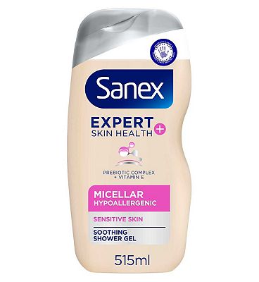 Sanex Expert Skin Health+ Micellar Hypoallergenic Shower Gel 515ml