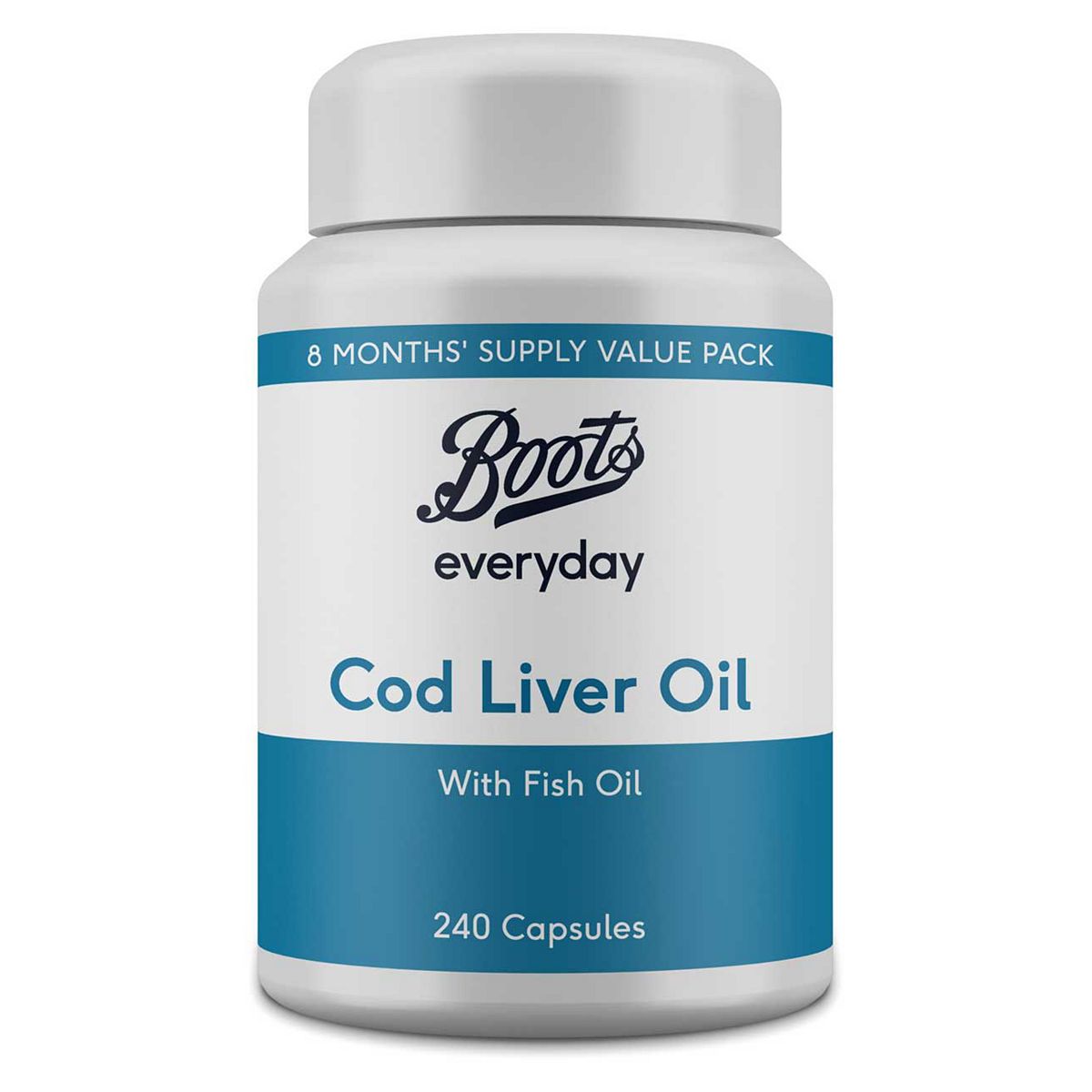   Everyday Cod Liver Oil 240 Capsules