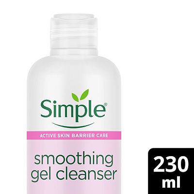 Simple Smoothing Gel Cleanser with 5% AHA and Hyaluronic Acid 230ml