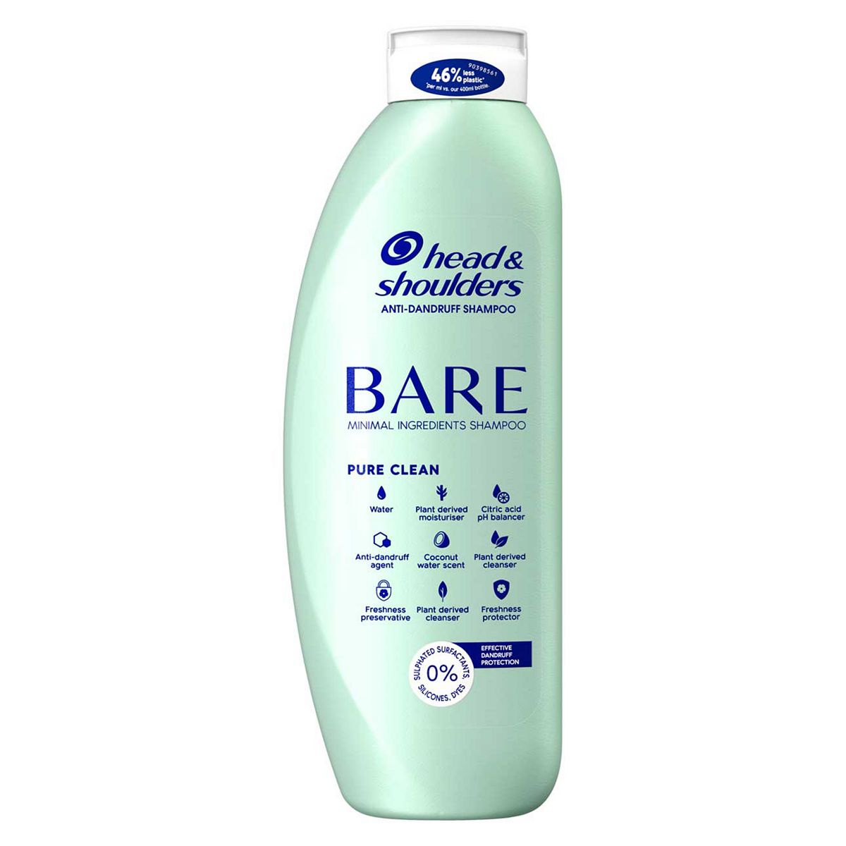 Head & Shoulders Bare Pure Clean Anti-Dandruff Shampoo 400ml