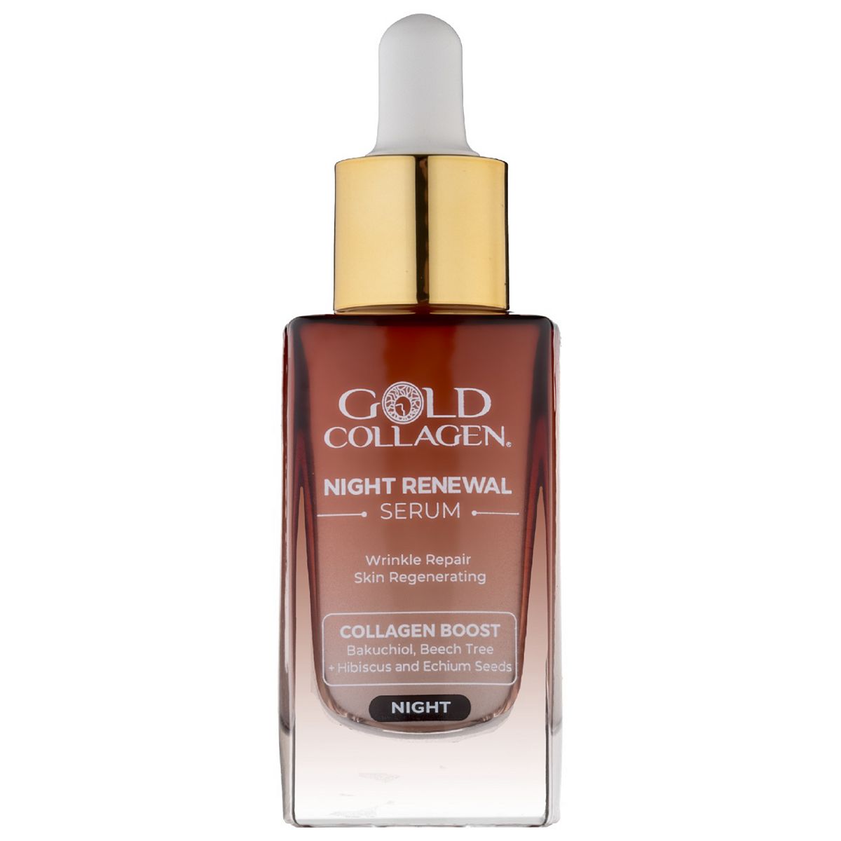 Collagen Night Renewal Serum 30Ml Gold