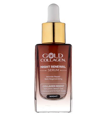 Gold Collagen night renewal serum 30ml