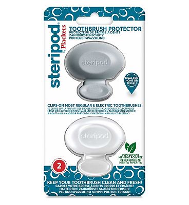 Steripod Clip On Toothbrush Protector - 2 Pack