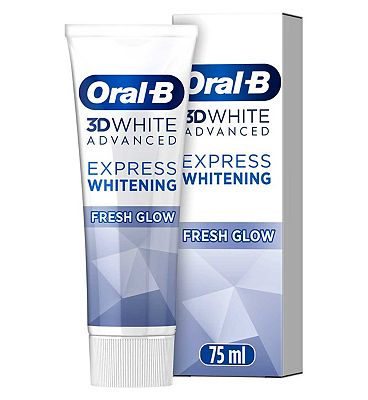 Oral-B 3D White Advanced Express Whitening Fresh Glow Toothpaste 75ml