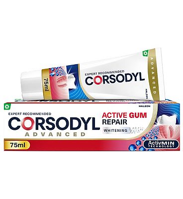 Corsodyl Active Gum Repair Whitening Toothpaste 75ml