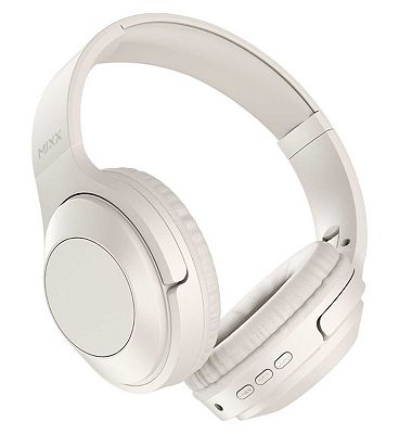 Mixx StreamQ C1 Over Ear Wireless Bluetooth Headphones Sand