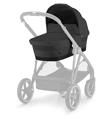 Cybex Gazelle S Pushchair Carrycot 2023 - Moon Black