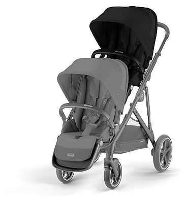 Cybex Gazelle S Pushchair Second Sibling Seat 2023 - Moon Black