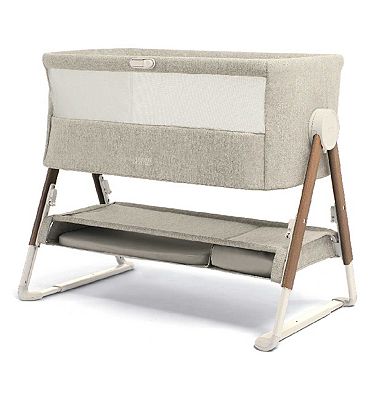 Mamas & Papas Lua Bedside Crib Fawn